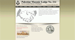 Desktop Screenshot of palestine214.org